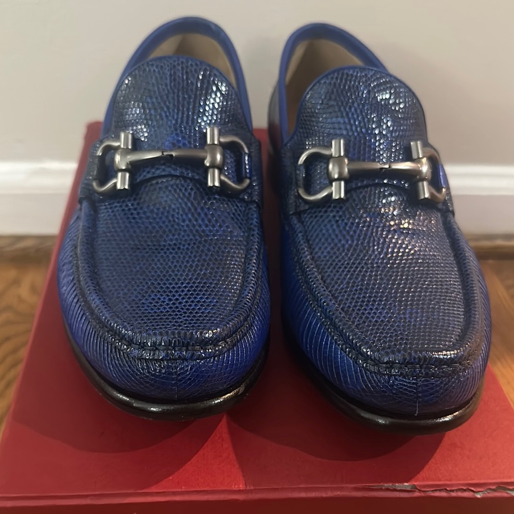 Blue Lizard Salvatore Ferragamo